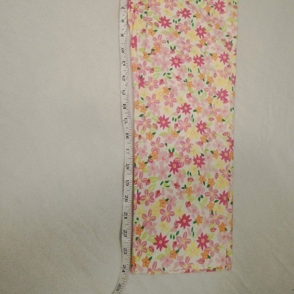 Lilly Pulitzer Size 6 Floral Print Cotton Capri Pants - Picture 8 of 9